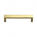 M Marcus Heritage Brass Hammered Wide Metro Design Cabinet Pull 101mm Centre to Centre